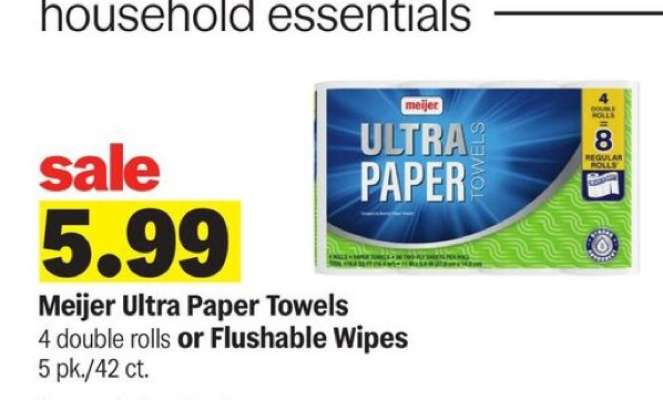 Meijer Ultra Paper Towels*