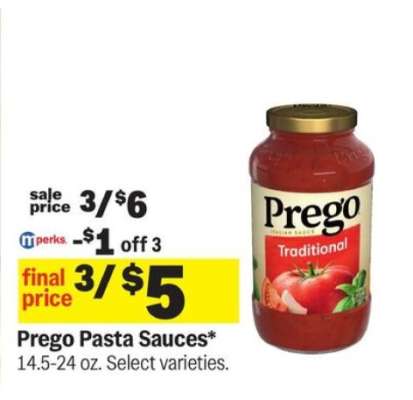 Prego Pasta Sauces*