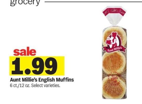 Aunt Millie's English Muffins
