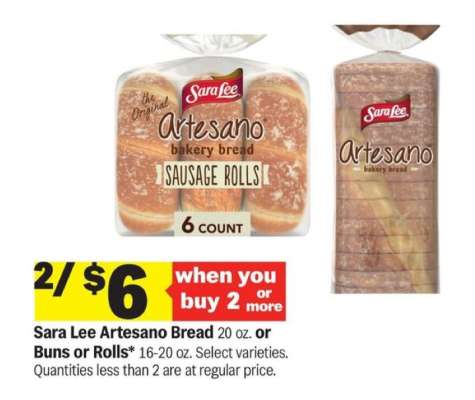 Sara Lee Artesano Bread