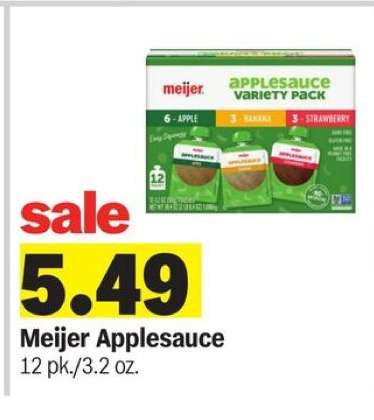 Meijer Applesauce