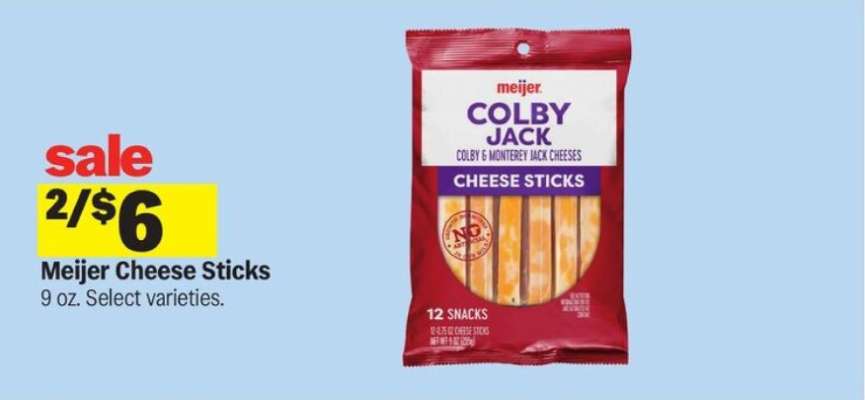 Meijer Cheese Sticks