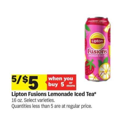 Lipton Fusions Lemonade Iced Tea