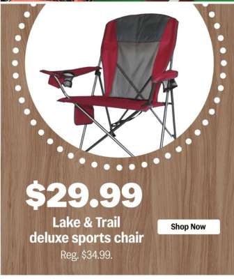 Lake & Trail deluxe sports chair