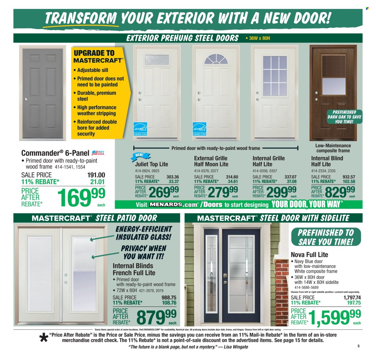 Menards ad - 09/11/2025 - 09/21/2025. Page 9