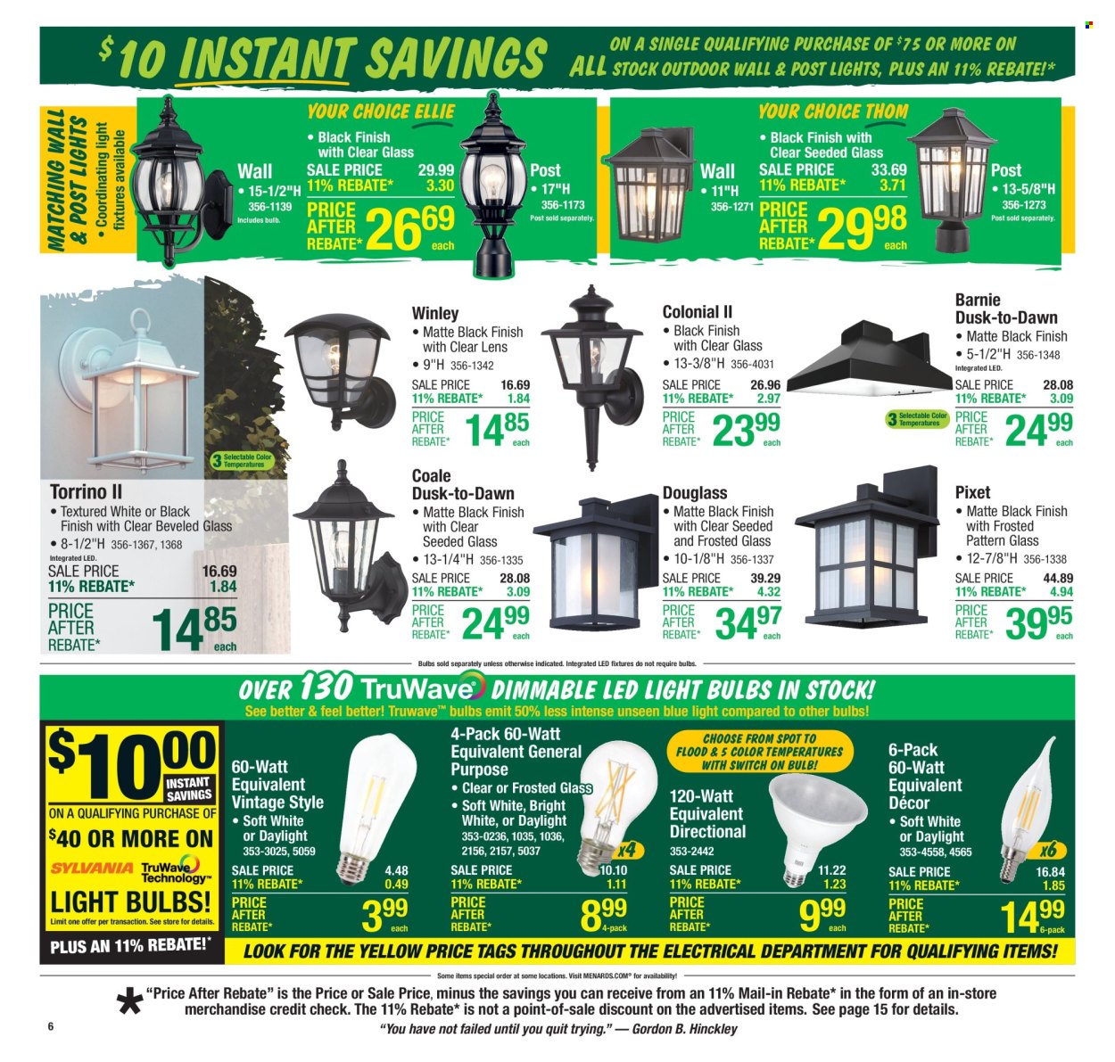 Menards ad - 09/11/2025 - 09/21/2025. Page 10