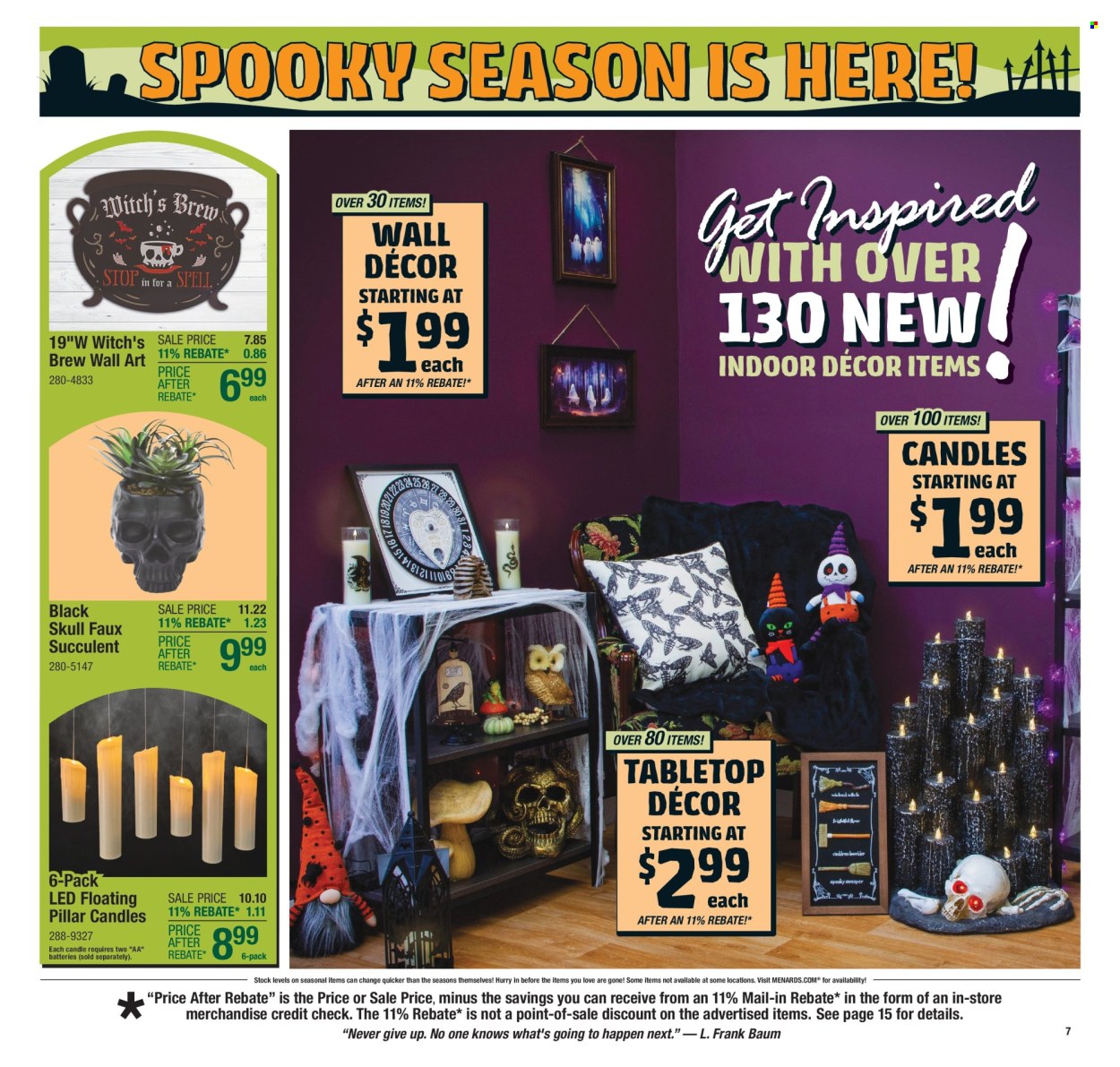 Menards ad - 09/11/2025 - 09/21/2025. Page 12
