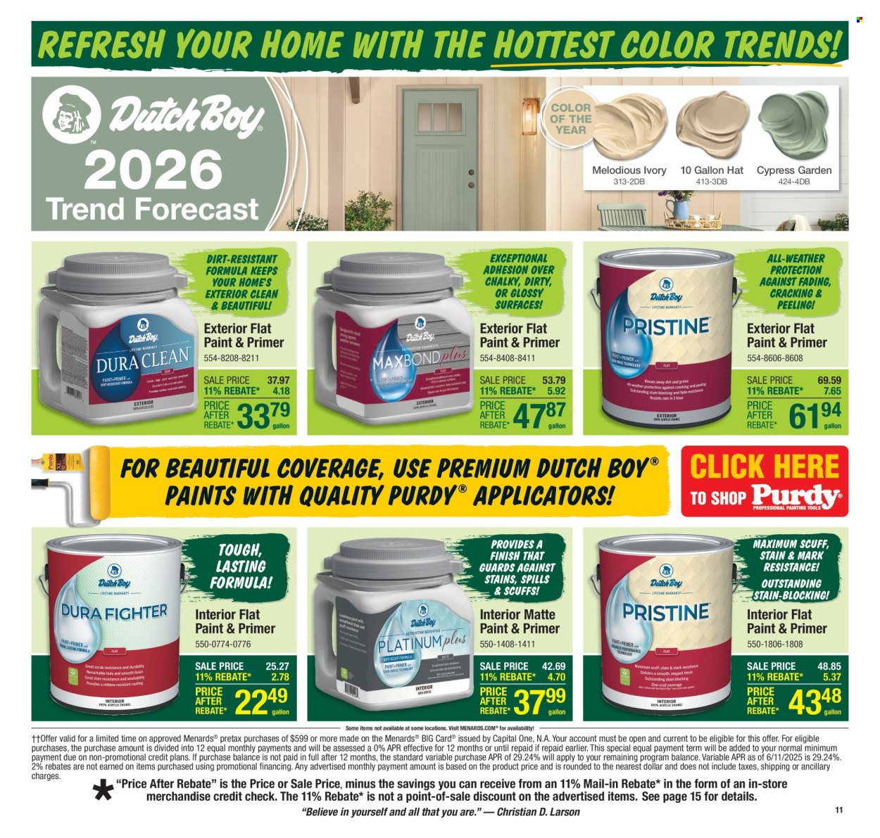 Menards ad - 09/11/2025 - 09/21/2025. Page 16