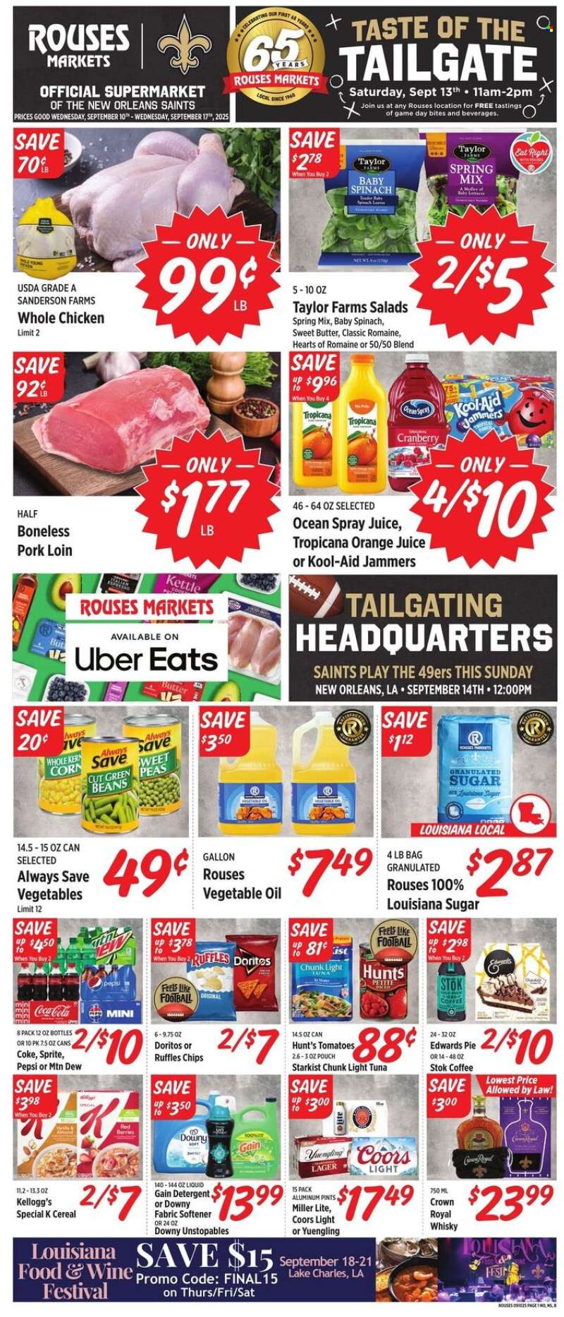 Rouses Markets Flyer - 09/10/2025 - 09/17/2025.