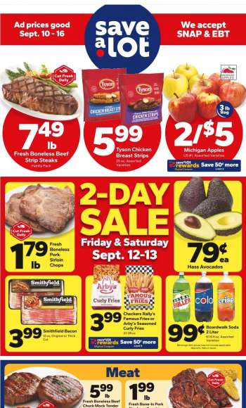 Save a Lot Flyer - 09/10/2025 - 09/16/2025.
