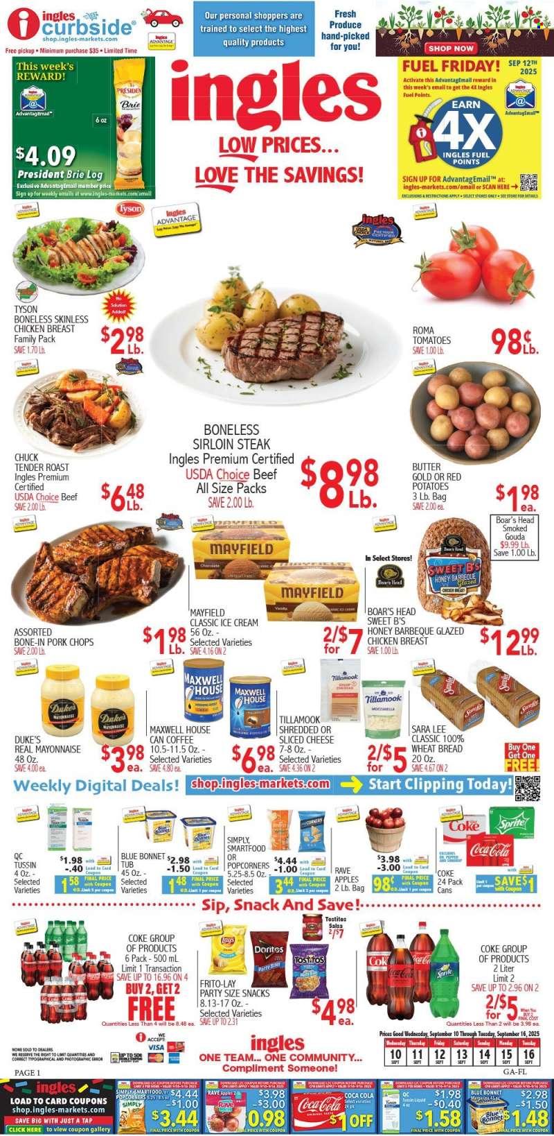Ingles Flyer - 09/10/2025 - 09/16/2025.