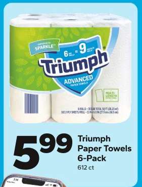 Triumph Paper Towels 6-Pack