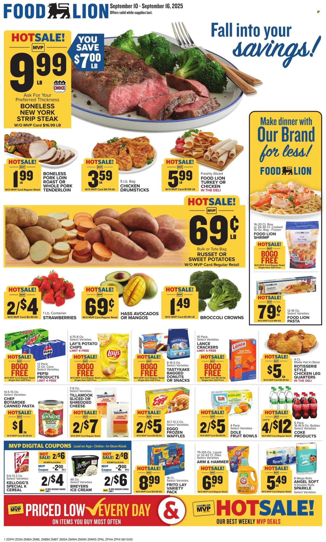 Food Lion ad - 09/10/2025 - 09/16/2025. Page 1