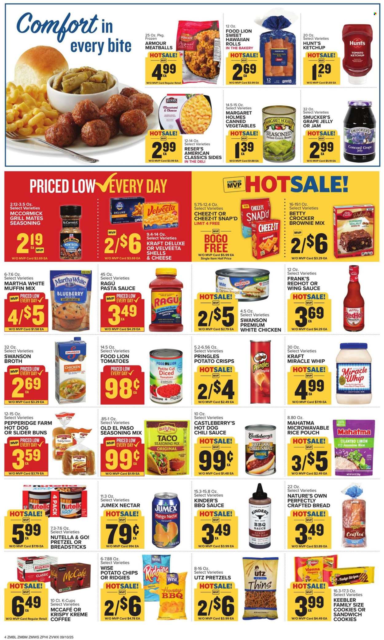 Food Lion ad - 09/10/2025 - 09/16/2025. Page 4