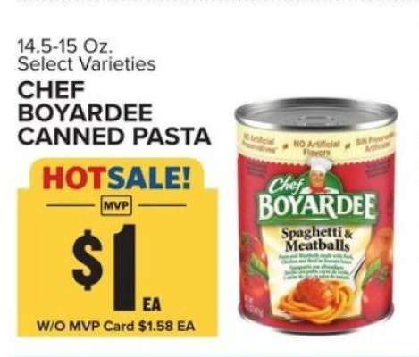 Chef Boyardee Canned Pasta