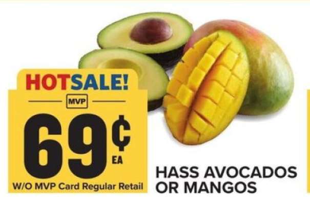Hass Avocados or Mangos