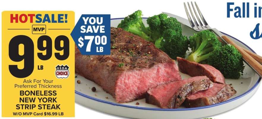 Boneless New York Strip Steak