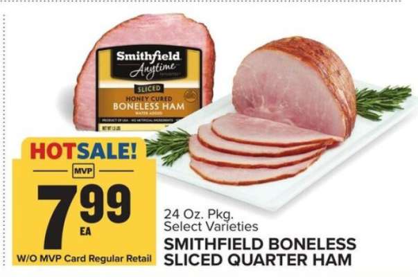 Smithfield Boneless Sliced Quarter Ham