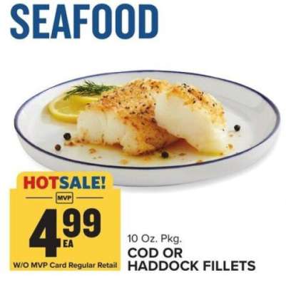 Cod or Haddock Fillets