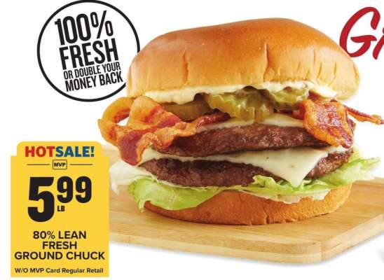 80% Lean Fresh Ground Chuck