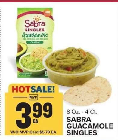 Sabra Guacamole Singles