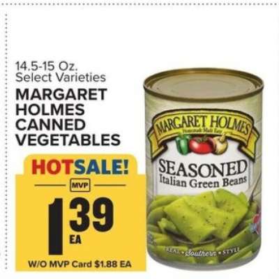Margaret Holmes Canned Vegetables