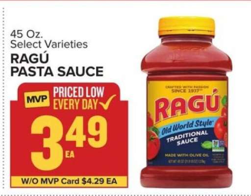 Ragú Pasta Sauce