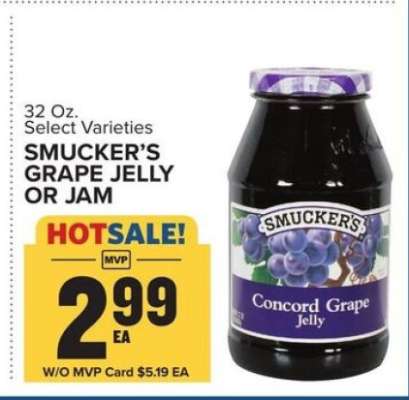 Smucker's Grape Jelly or Jam