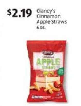 Clancy's Cinnamon Apple Straws
