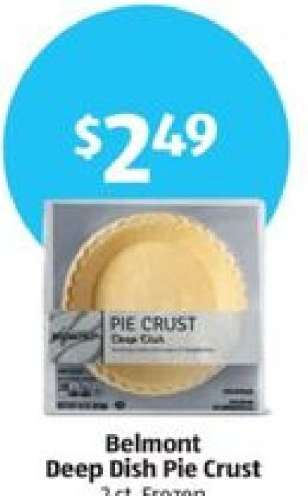 Belmont Deep Dish Pie Crust
