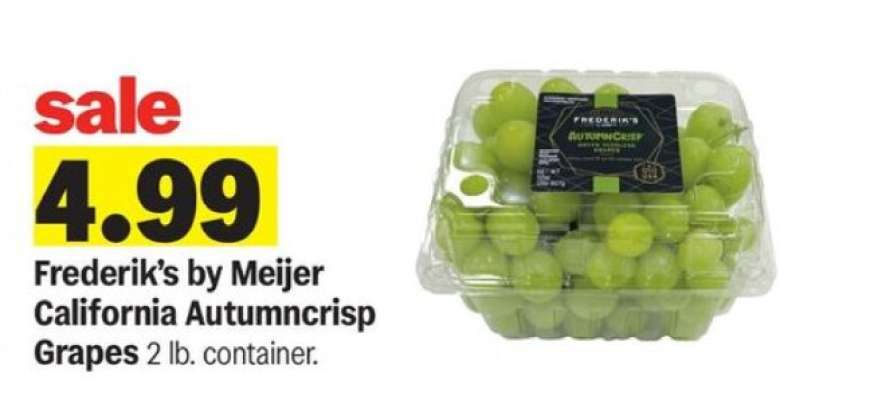 Frederik's by Meijer California Autumncrisp Grapes