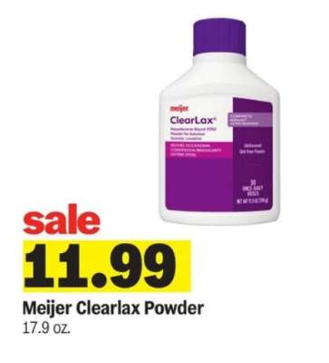 Meijer Clearlax Powder