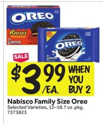 Nabisco Family Size Oreo