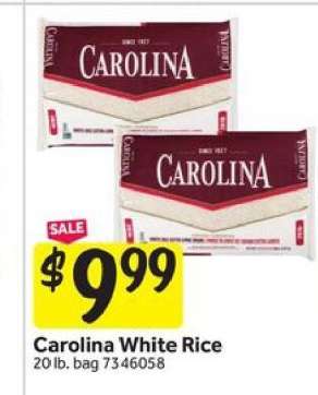 Carolina White Rice