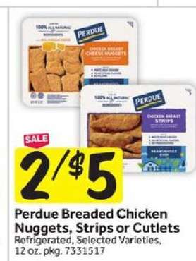 Perdue Breaded Chicken Nuggets, Strips or Cutlets