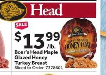 Boar's Head Maple Glazed Honey Turkey Breast