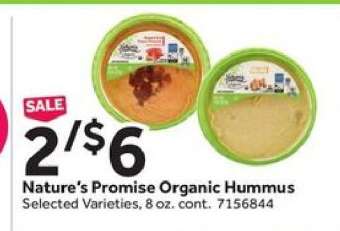 Nature's Promise Organic Hummus