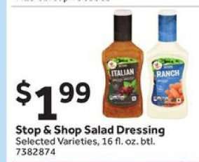 Stop & Shop Salad Dressing