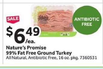 Nature's Promise 99% Fat Free Ground Turkey