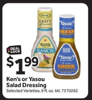 Ken's or Yasou Salad Dressing