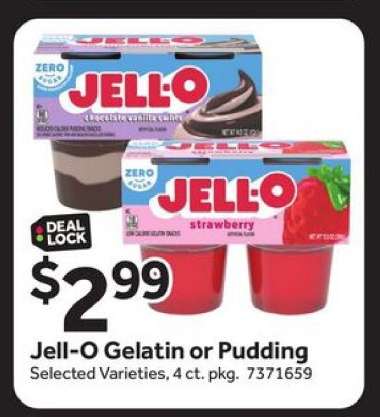 Jell-O Gelatin or Pudding