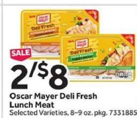Oscar Mayer Deli Fresh Lunch Meat