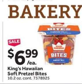 King's Hawaiian Soft Pretzel Bites