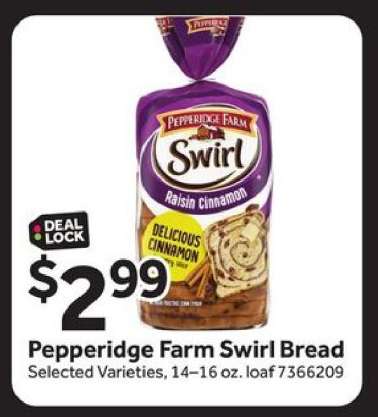 Pepperidge Farm Swirl Bread