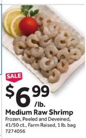 Medium Raw Shrimp
