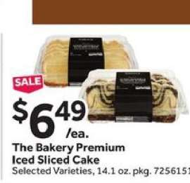 The Bakery Premium Iced Sliced Cake