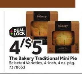 The Bakery Traditional Mini Pie