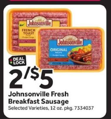 Johnsonville Fresh Breakfast Sausage*