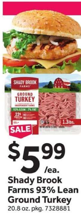 Shady Brook Farms 93% Lean Ground Turkey