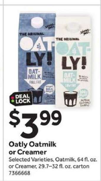 Oatly! Oatmilk or Creamer